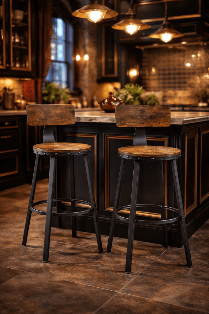 MINISTRY STYLE BAR STOOLS
