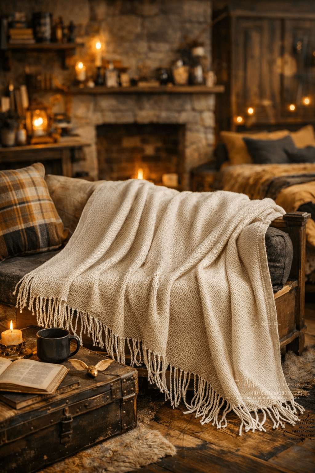 10 Affordable Cushion Covers & Blankets to Recreate a Hogwarts-Style Living&nbsp;Room