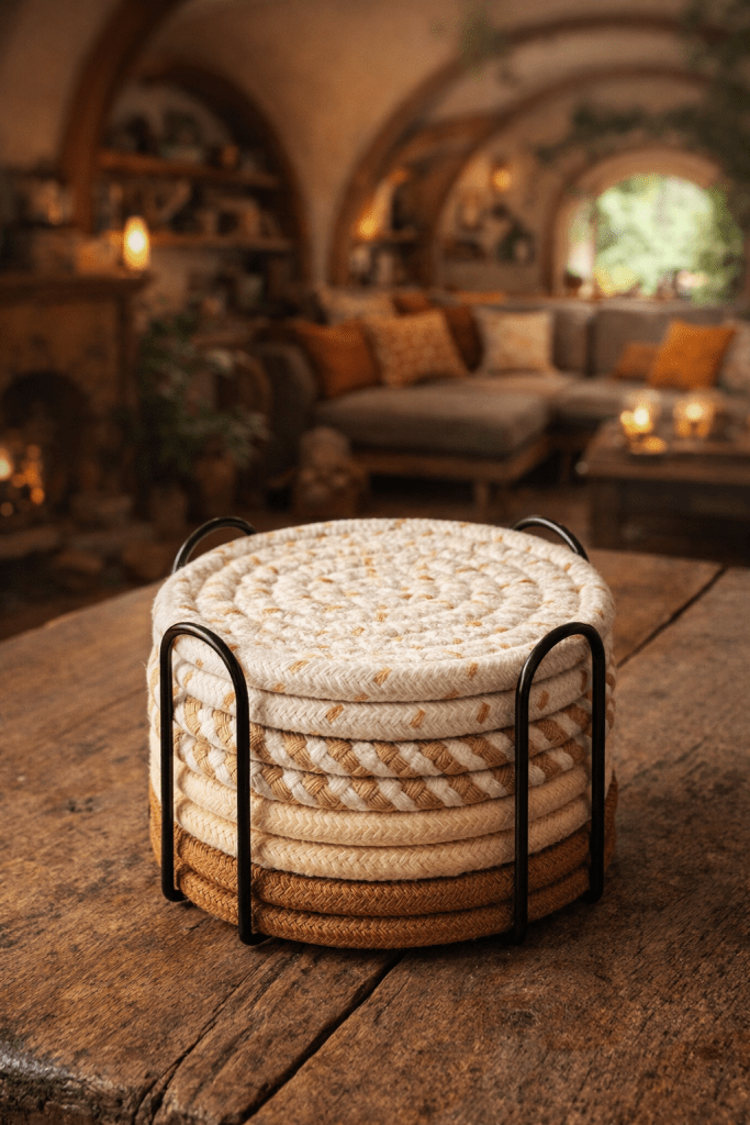 A small detail that makes your coffee table feel more put-together and thoughtfully styled.