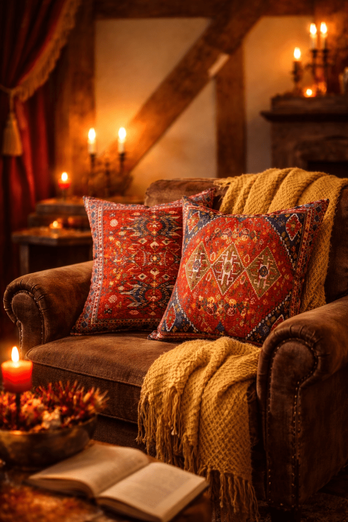 Instantly adds bold colour and layered texture, making your sofa feel warmer, fuller, and more styled.