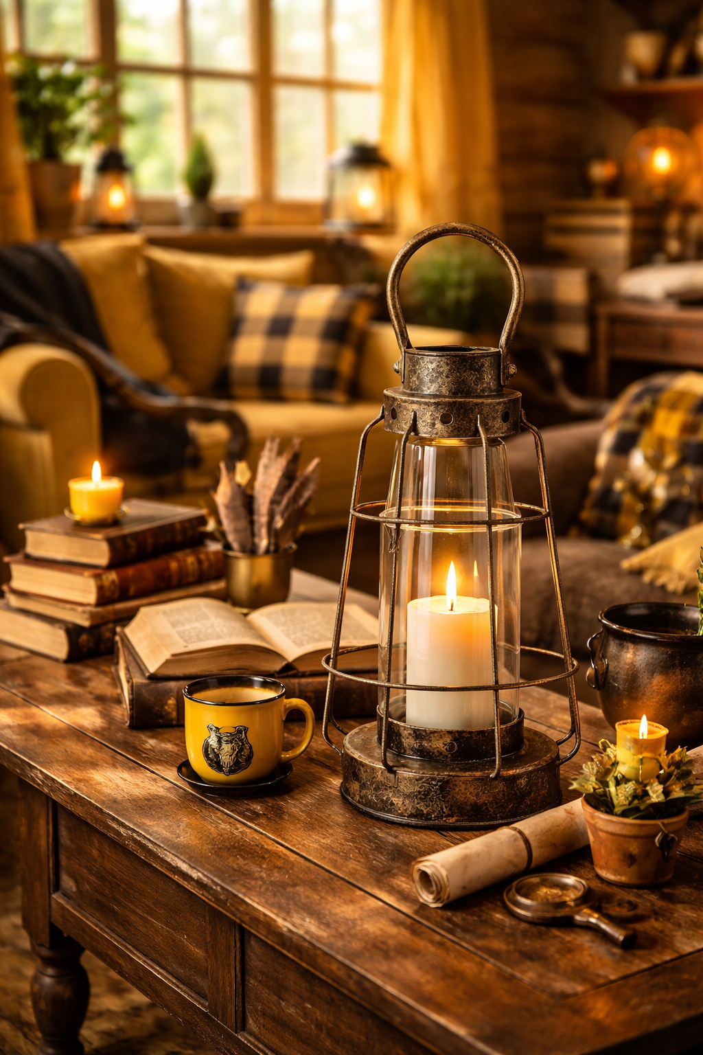 10 Products to Complete a Hufflepuff Inspired Living Room