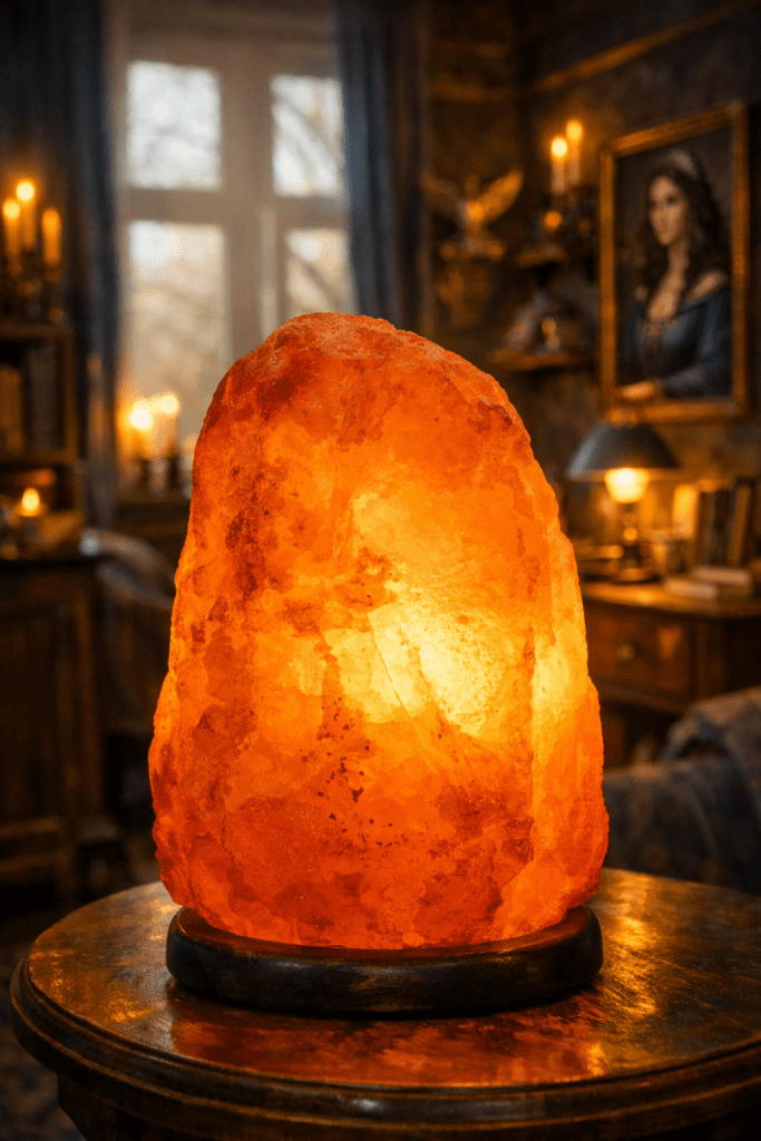 A calming glow with cool-toned character—ideal for creating a peaceful, thoughtful atmosphere.