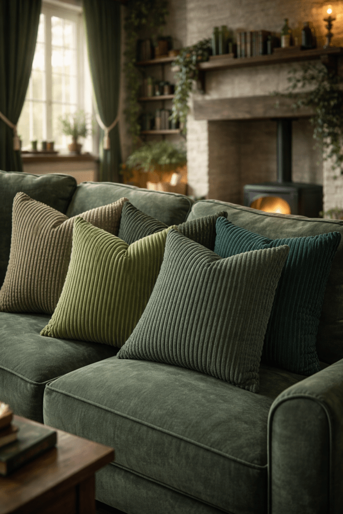 Ties the colour scheme together effortlessly while adding depth and a polished finish.