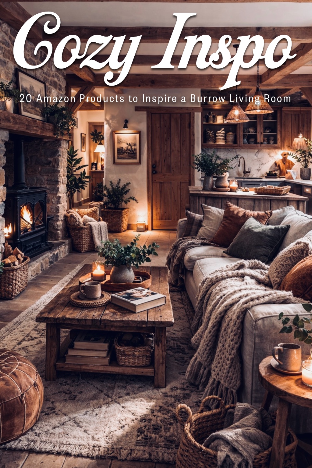 20 Affordable Amazon Finds for a Cozy Burrow-Inspired Living&nbsp;Room