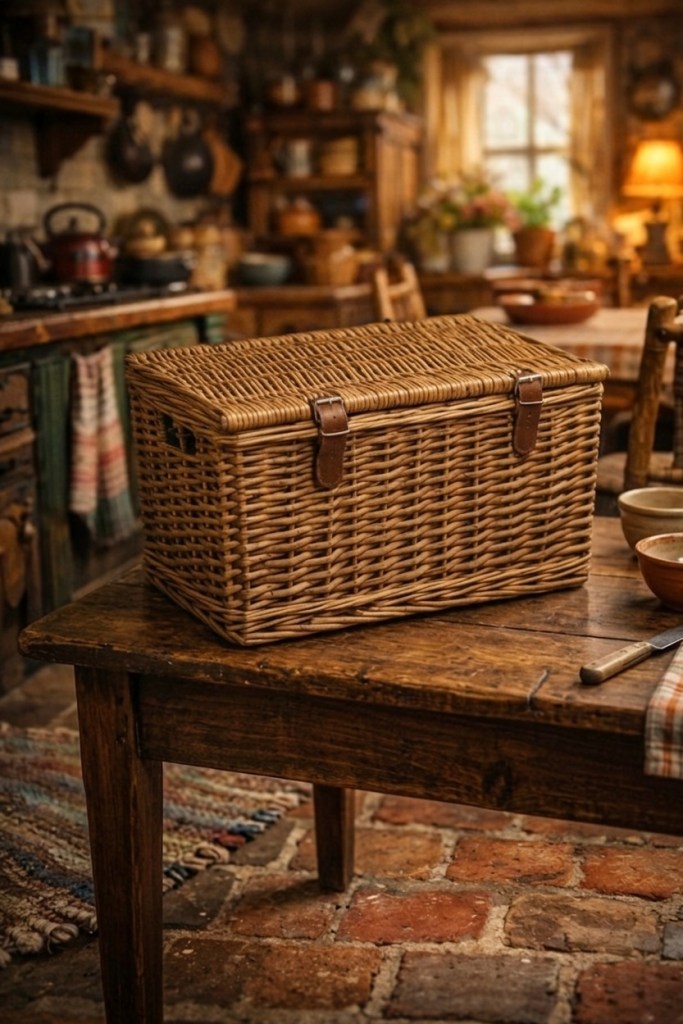 A woven storage solution that adds warmth and texture while keeping your space organised.