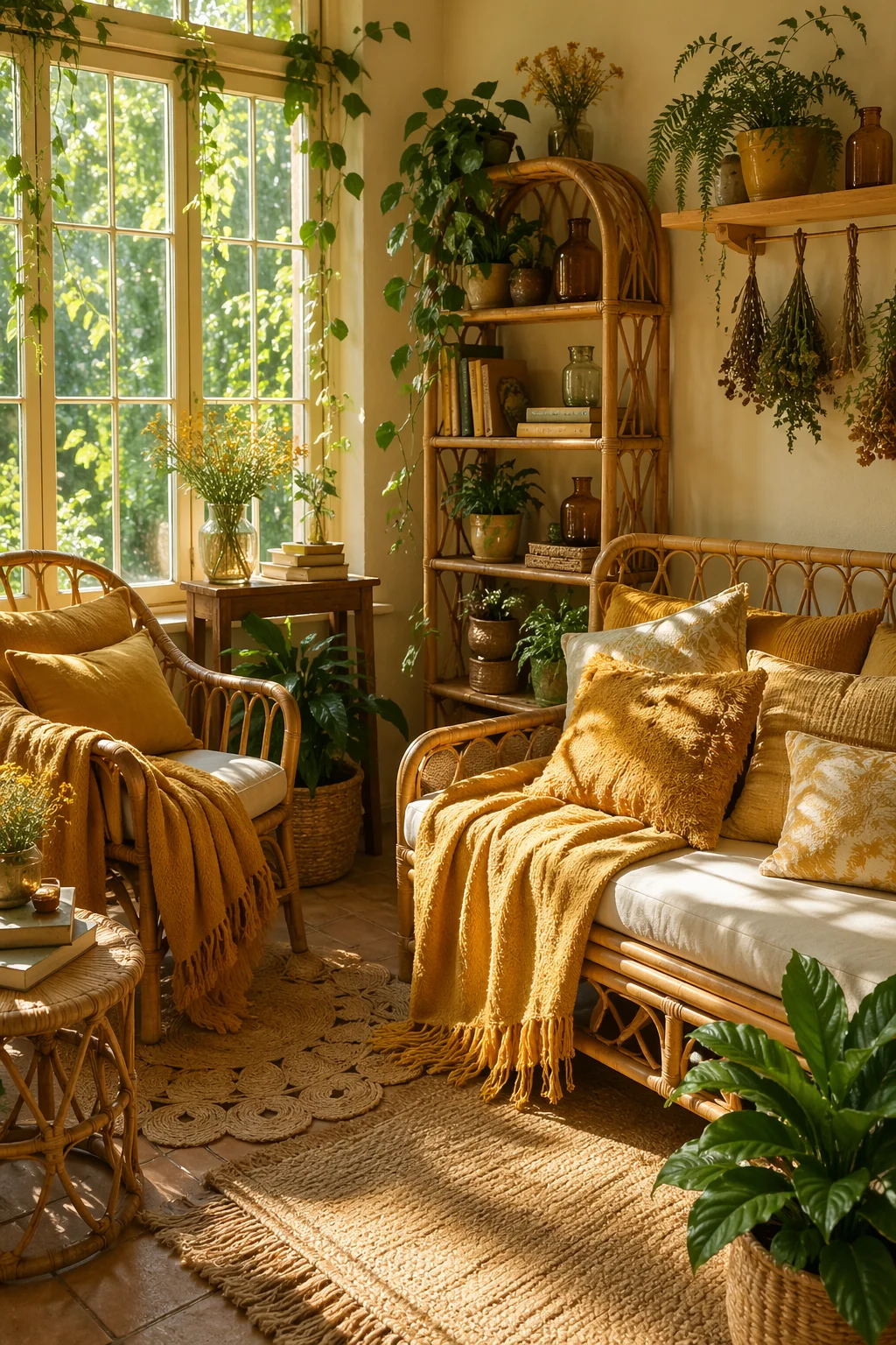 7 Finds to Transform Your Garden Room Into a Summer Boho Hufflepuff Haven